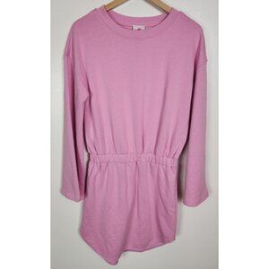 Buddy Love Women's Sz. M Pink Long Flare Sleeve Short Dress
